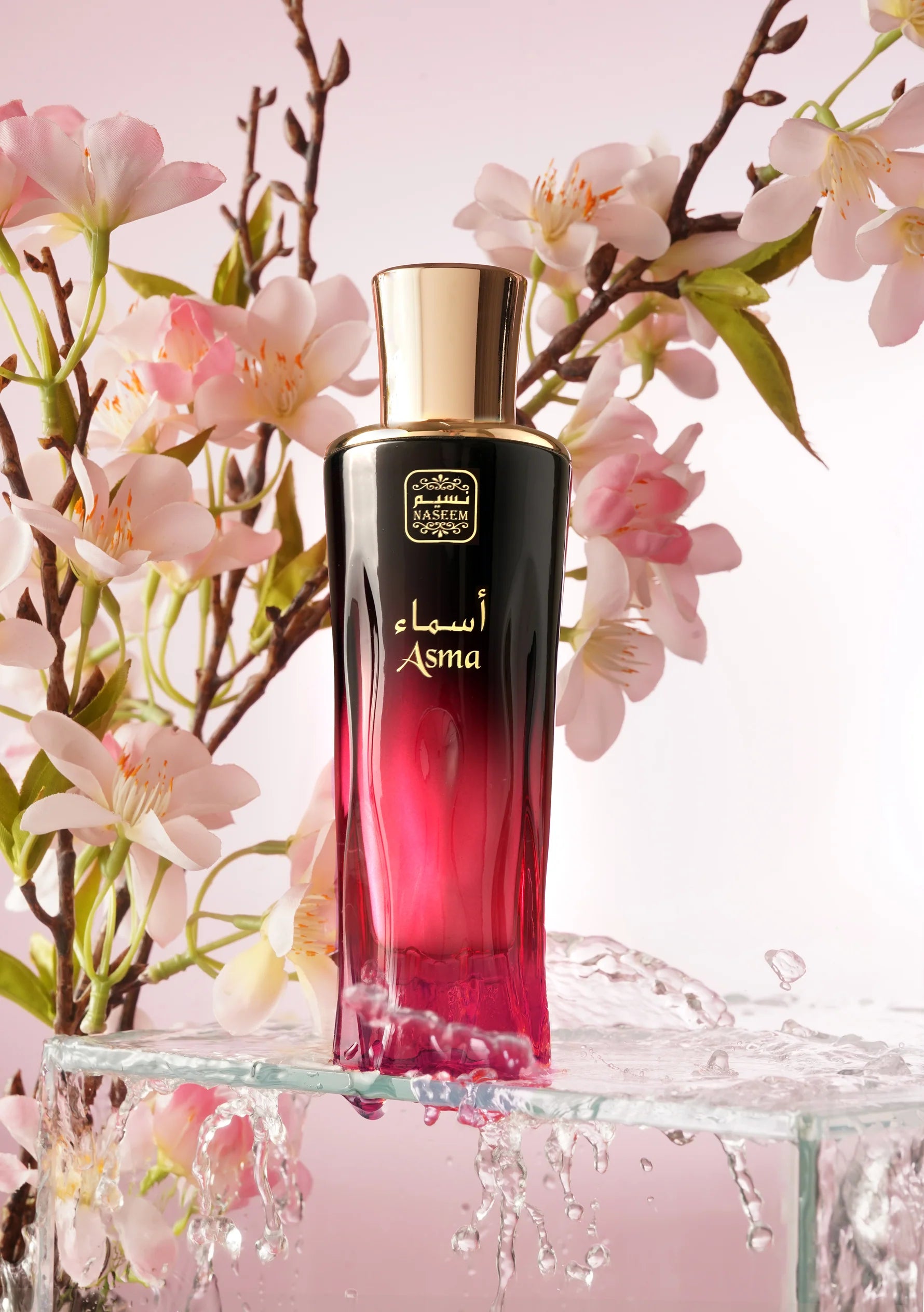 Premium Asma Aqua Eau de Parfum 80ml with rich oud, saffron, rose, and leather notes designed for modern elegance by naseem perfume in oman