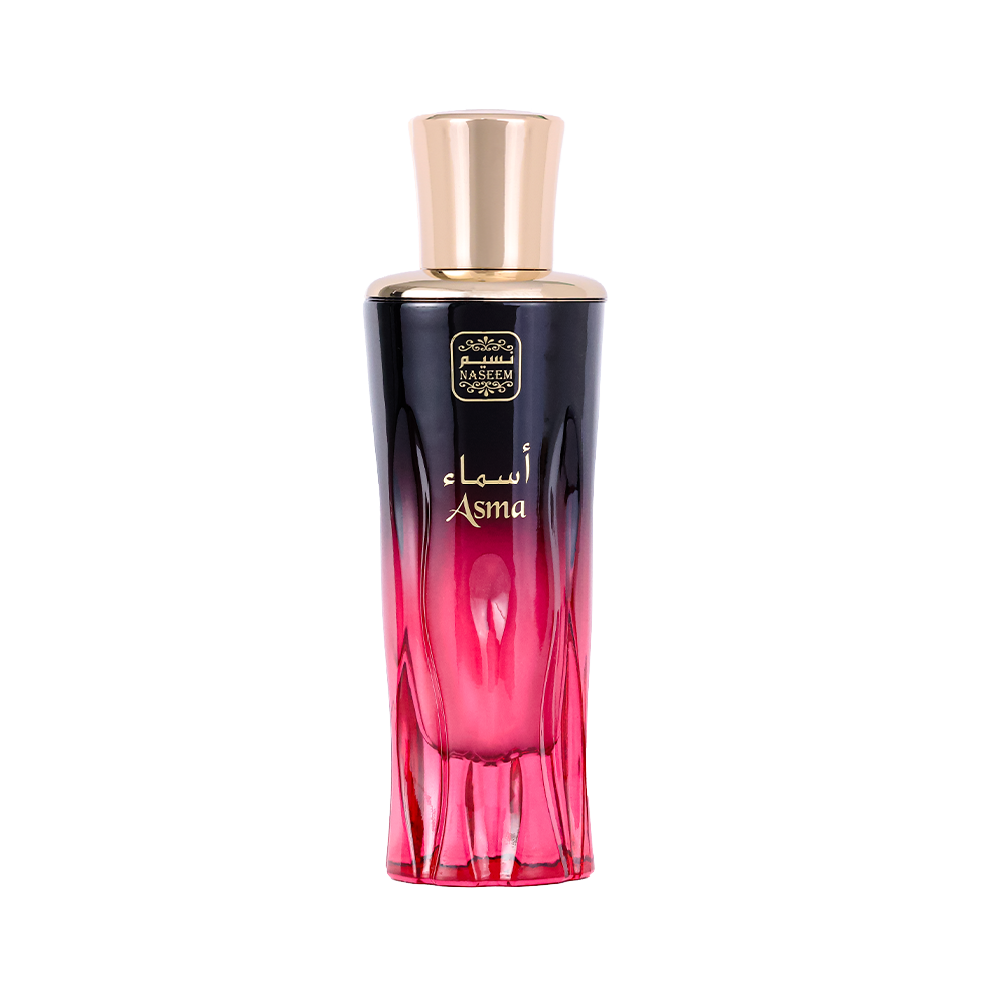 Asma Aqua Perfume 80ml by Naseem perfumes in oman featuring a luxurious fragrance with rose, leather, oud, and saffron notes in an elegant premium bottle.